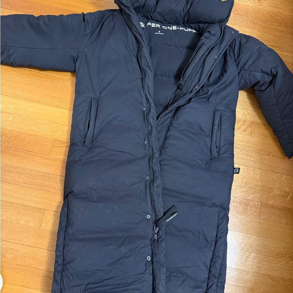 Aritzia Black Puffer Coat